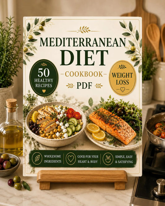 Mediterranean Diet Cookbook for Weight Loss, Meal Plan PDF